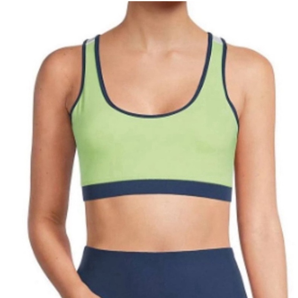 FourLaps Infinity Sports Bra athletic workout activewear lime‎ green size XL